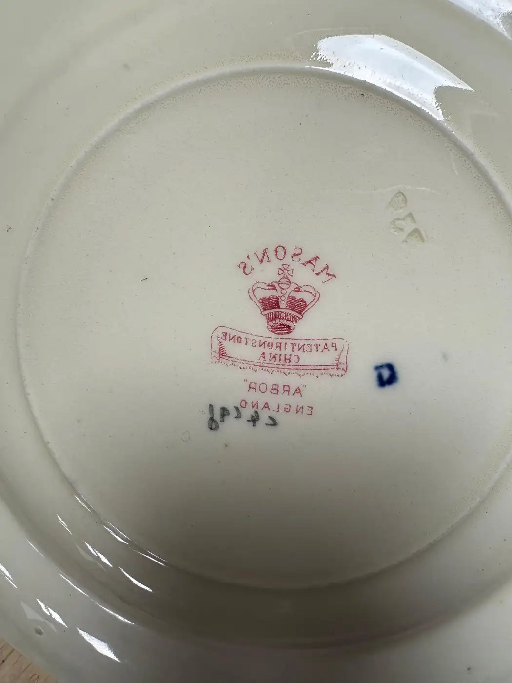 Mason's Arbor Dinner Service c. 1890