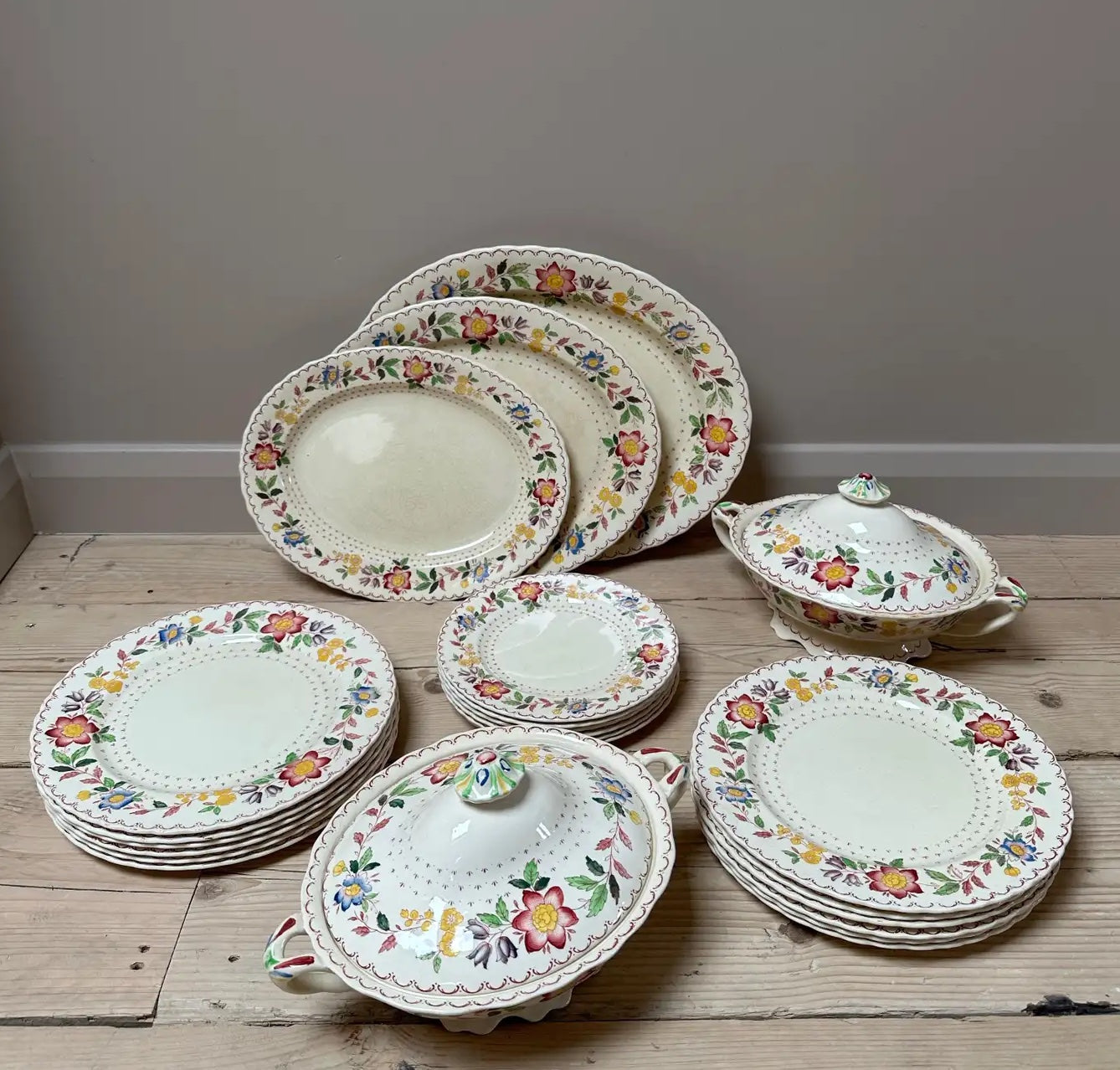 Mason's Arbor Dinner Service c. 1890