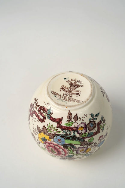 Mason’s Ironstone Chinoiserie Floral Jar