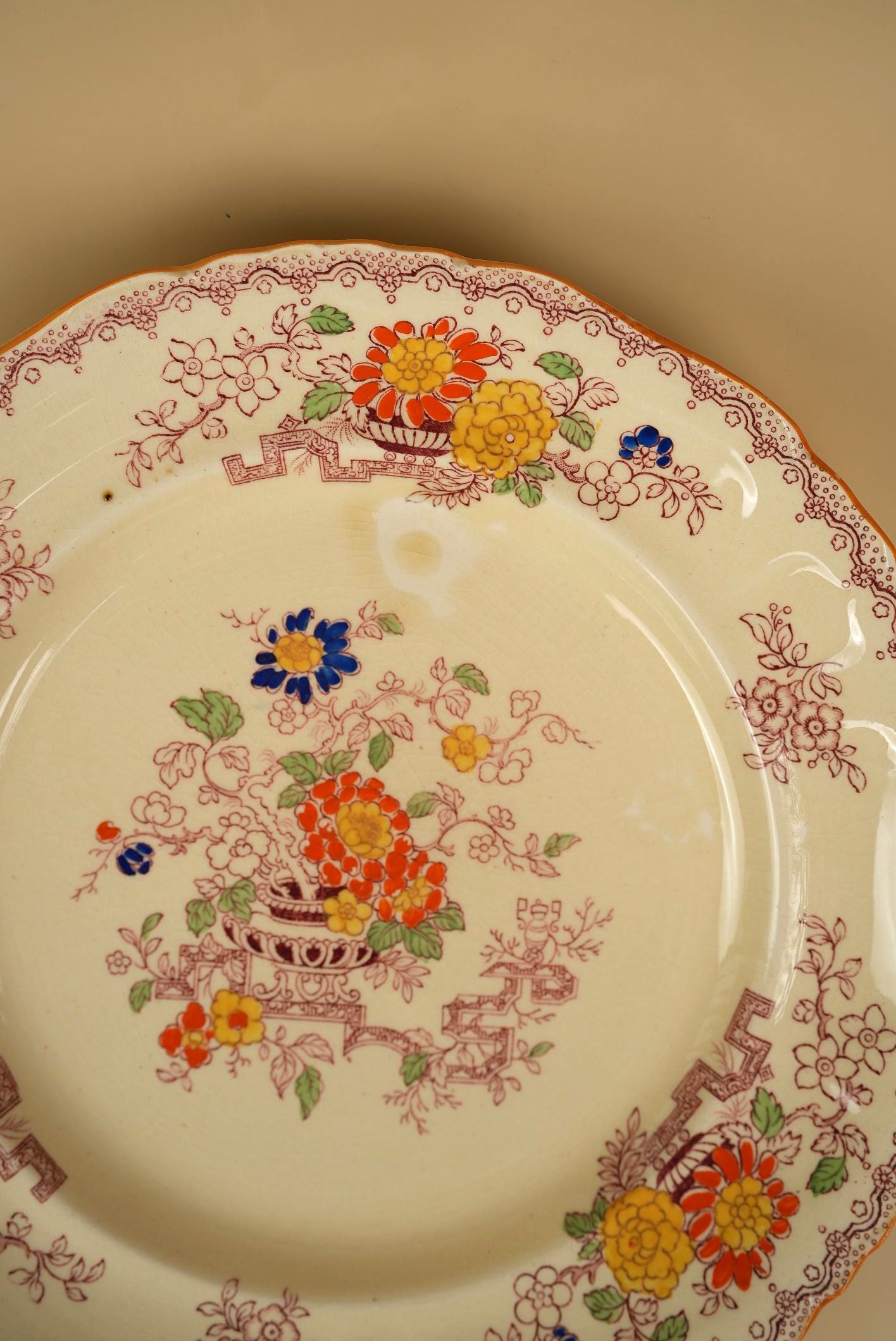 Mason's Handpainted Vintage Plates | Set of 3