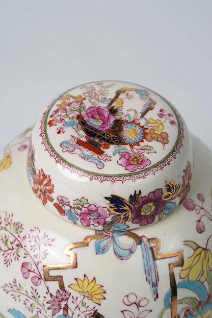 Large Mason’s Ironstone Biscuit Jar