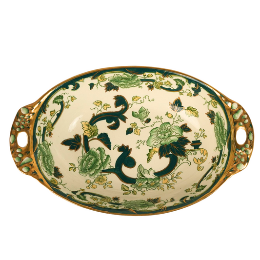Mason's Ironstone Chartreuse Platter
