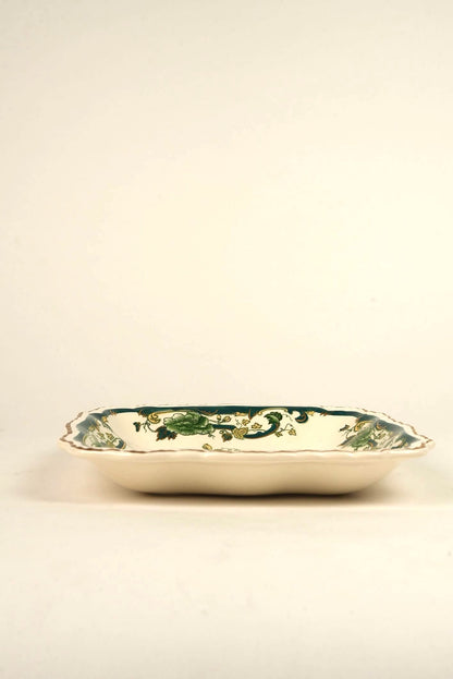 Mason's Ironstone Chartreuse Serving Platter