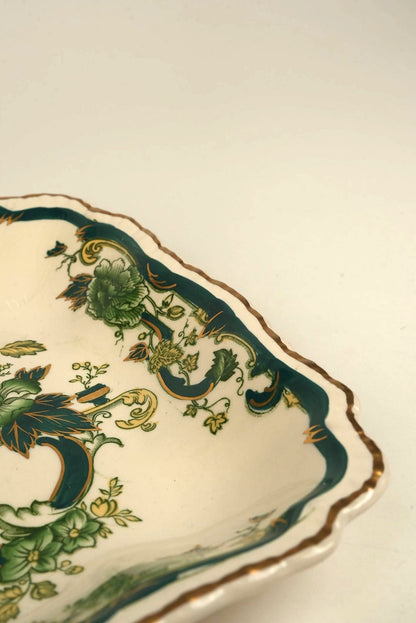 Mason's Ironstone Chartreuse Serving Platter