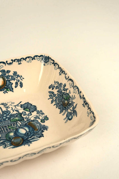 Mason's Ironstone "Fruit Basket" Pattern Dish