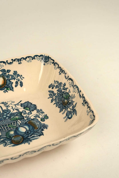Mason's Ironstone "Fruit Basket" Pattern Dish