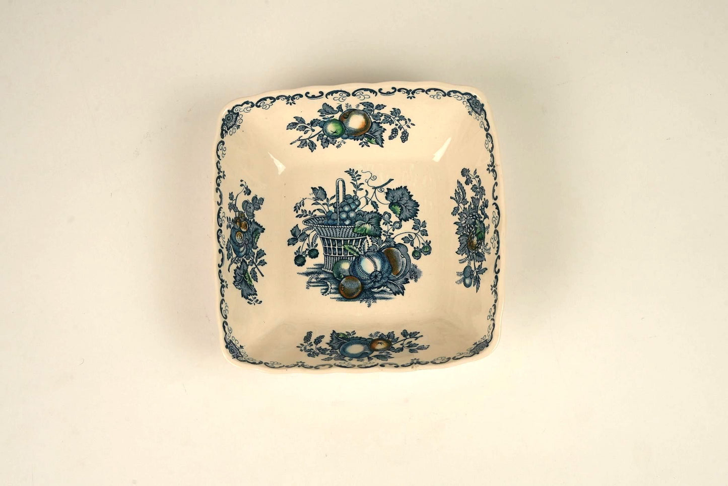 Mason's Ironstone "Fruit Basket" Pattern Dish