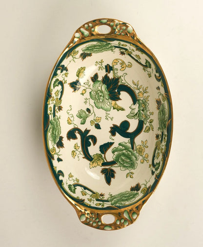 Mason's Ironstone Chartreuse Platter