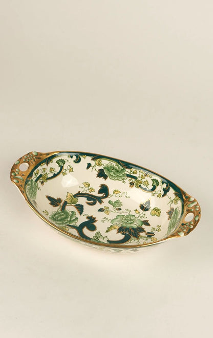 Mason's Ironstone Chartreuse Platter