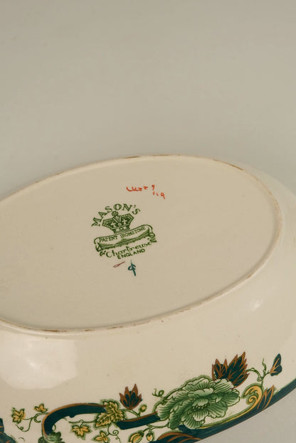 Mason's Ironstone Chartreuse Platter