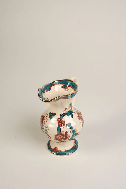 Mason's Mandalay Jug With Gilt Rim