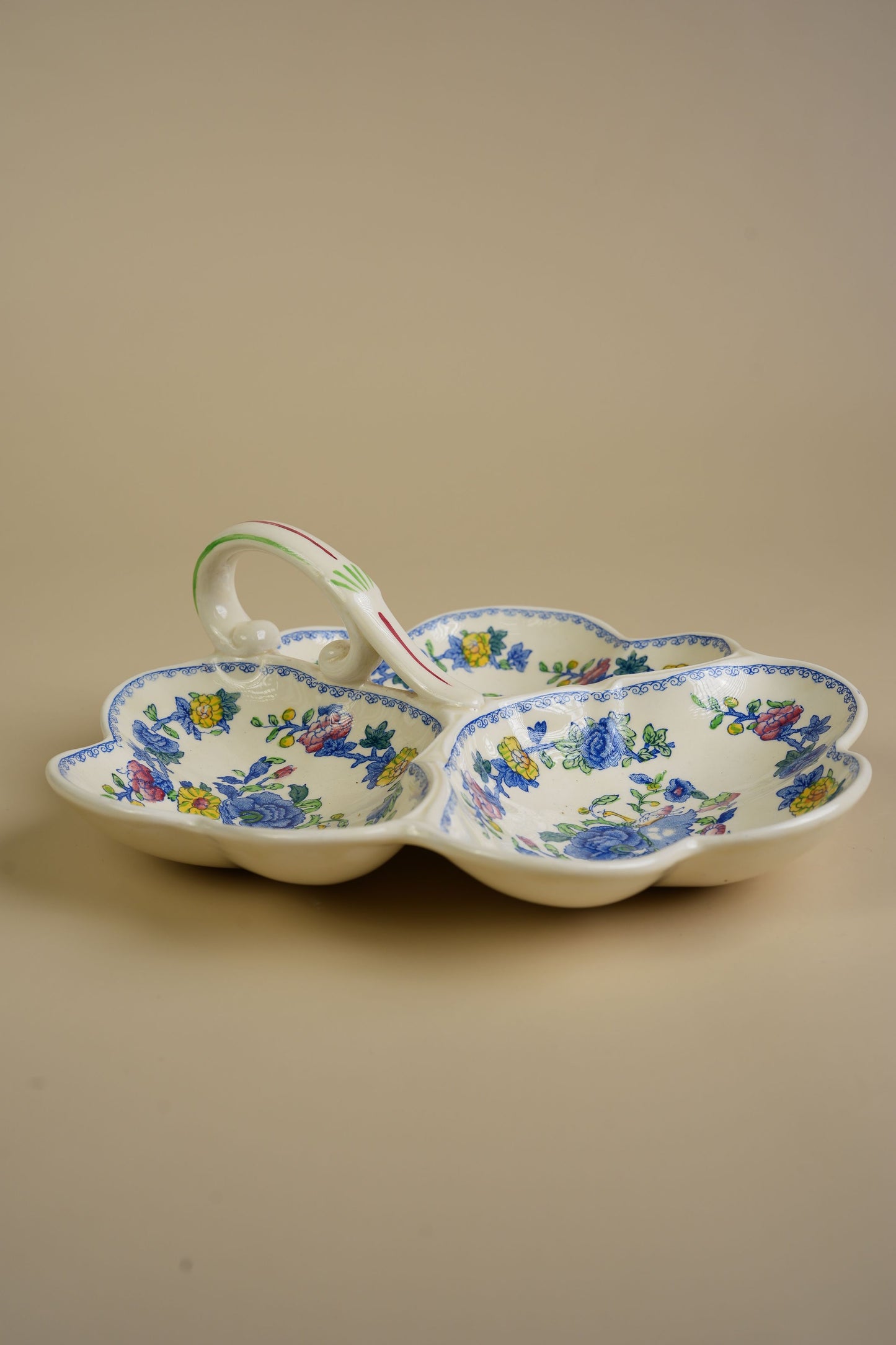 Mason’s Ironstone Regency Pattern Three-Part Dish