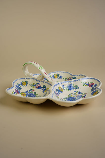 Mason’s Ironstone Regency Pattern Three-Part Dish