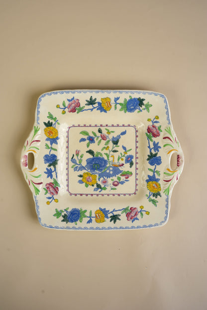 Mason's Regency Cake Plate with Pierced Handles