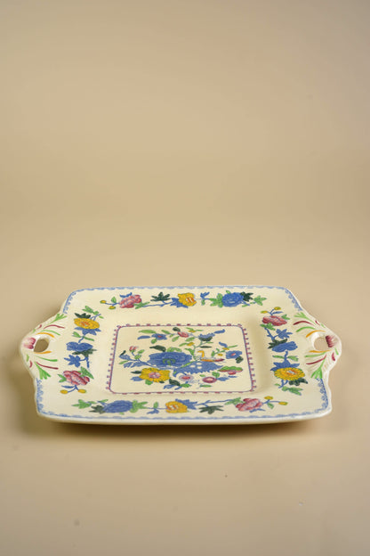 Mason's Regency Cake Plate with Pierced Handles
