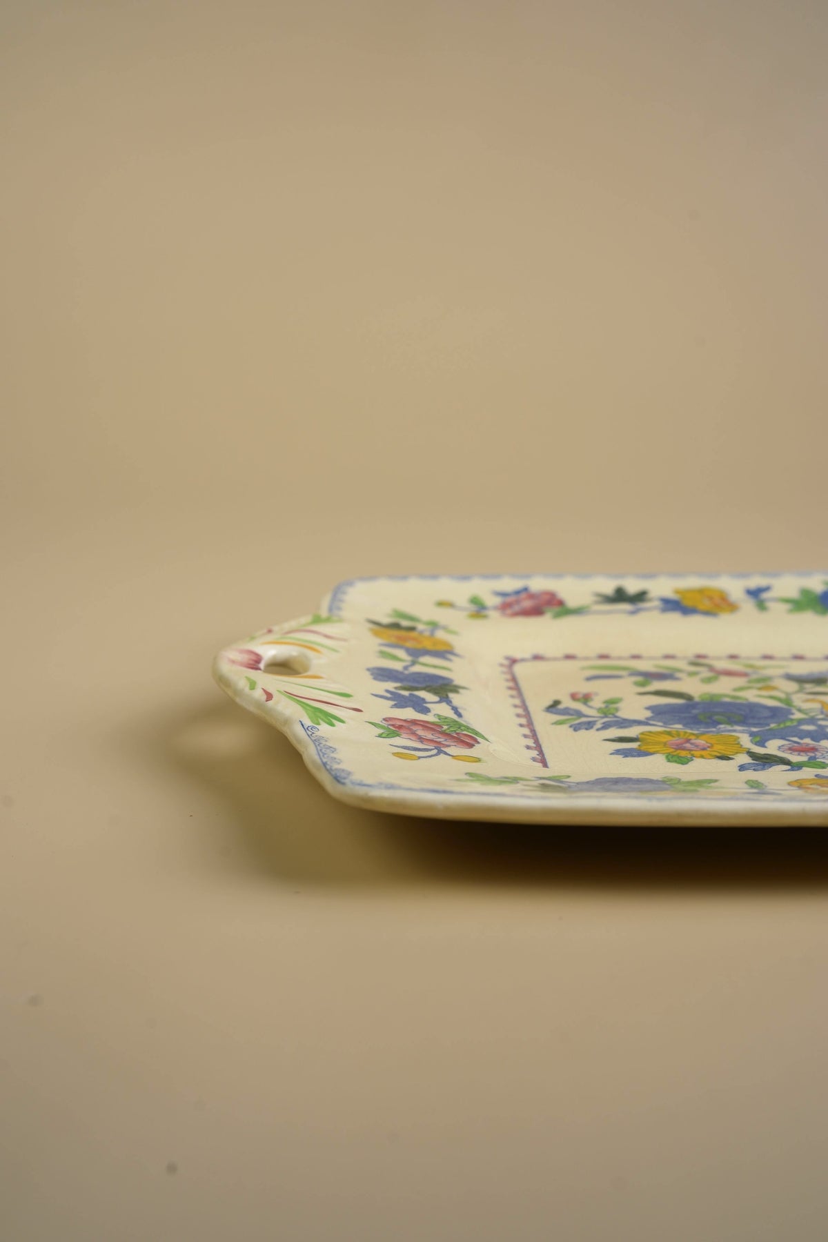 Mason's Regency Cake Plate with Pierced Handles