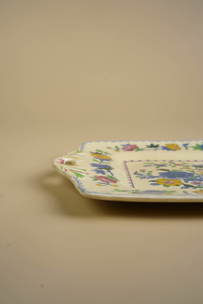 Mason's Regency Cake Plate with Pierced Handles