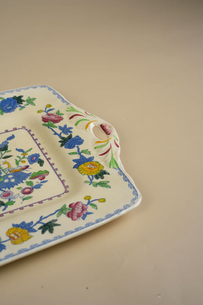 Mason's Regency Cake Plate with Pierced Handles
