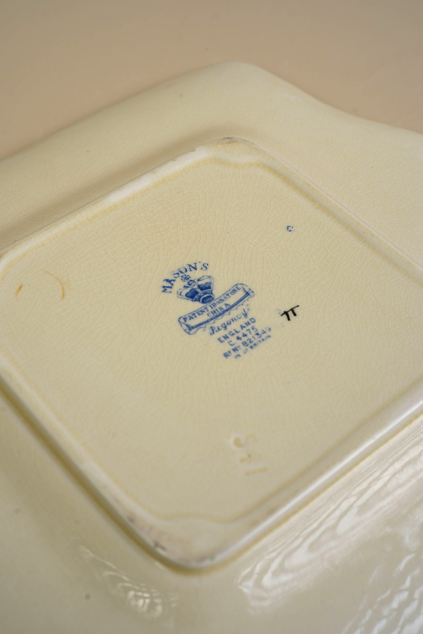 Mason's Regency Cake Plate with Pierced Handles
