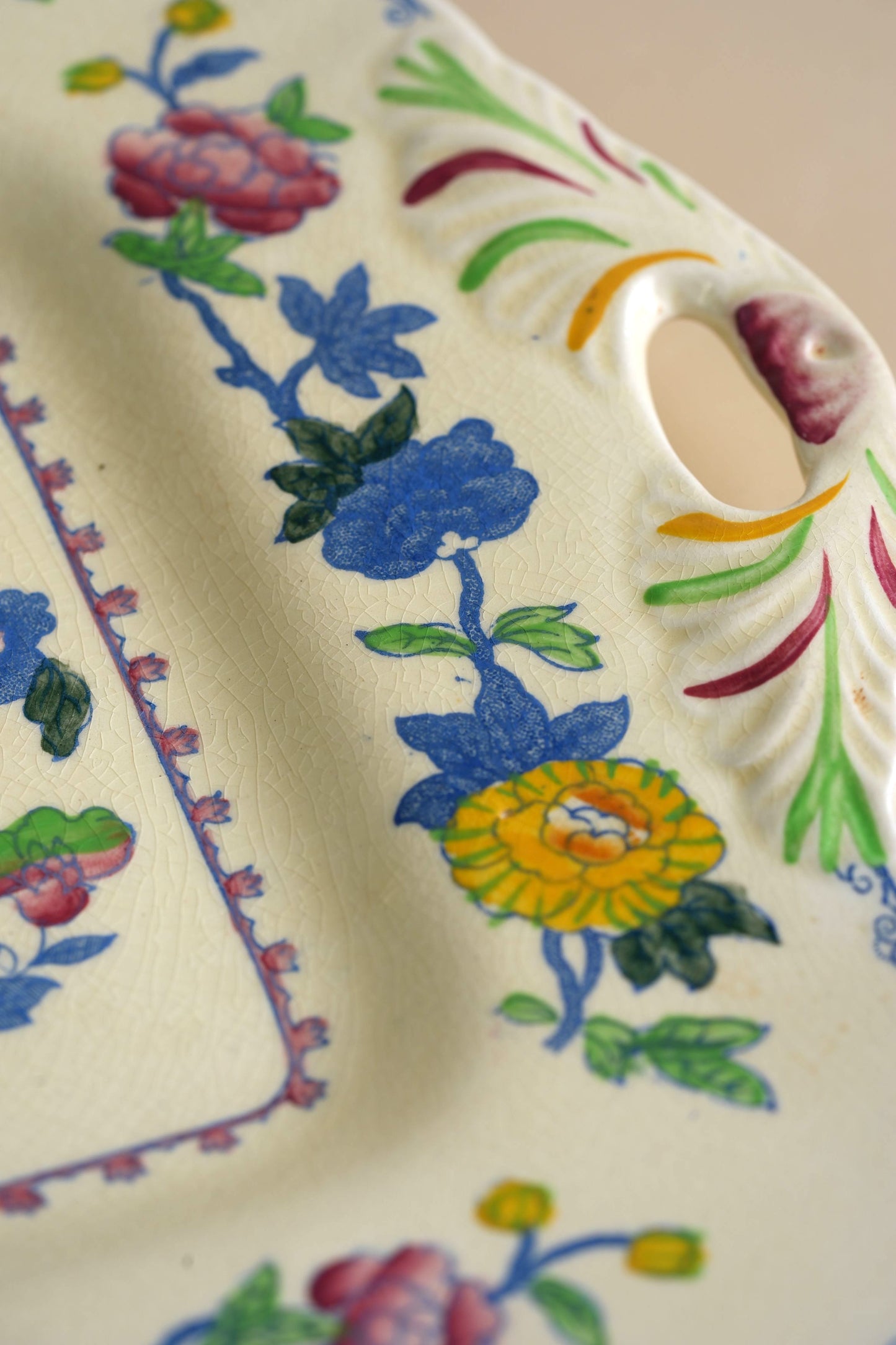 Mason's Regency Cake Plate with Pierced Handles