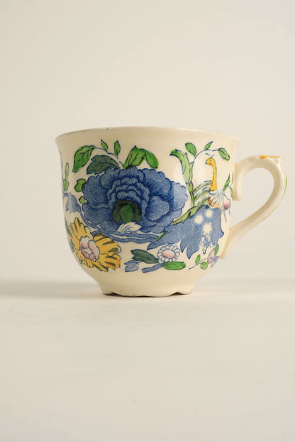 Set of 5 | Vintage Mason's Regency Small Coffee Espresso Cups & Saucers