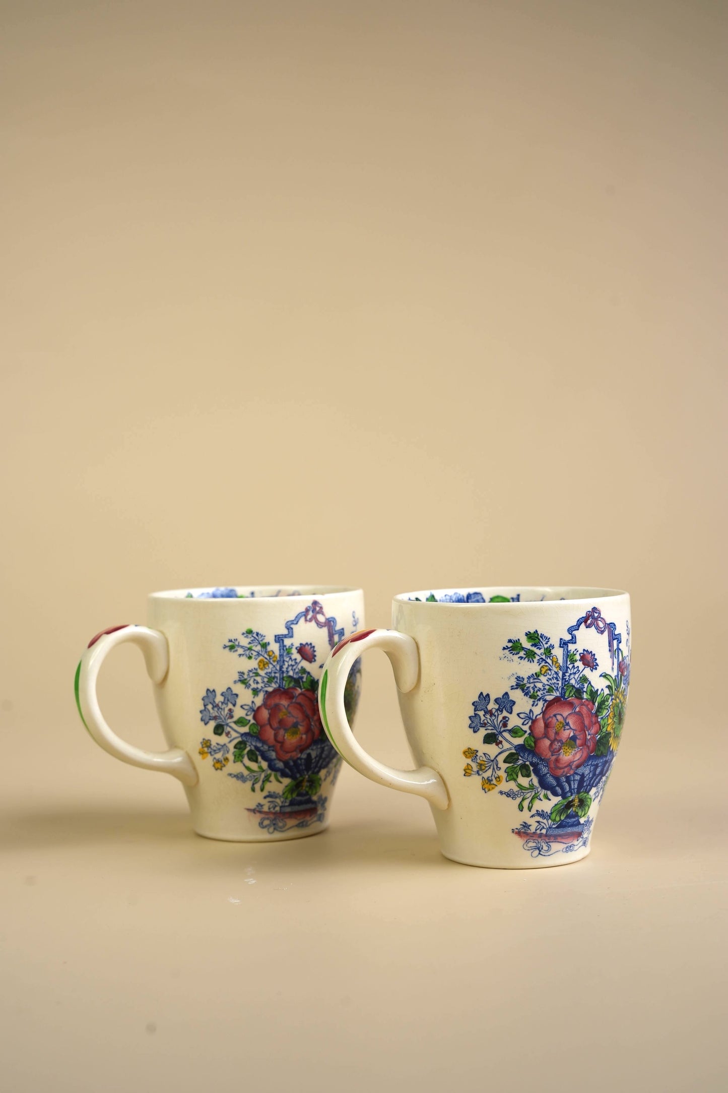 Mason's Strathmore Ironstone Coffee Mugs | Set of 2