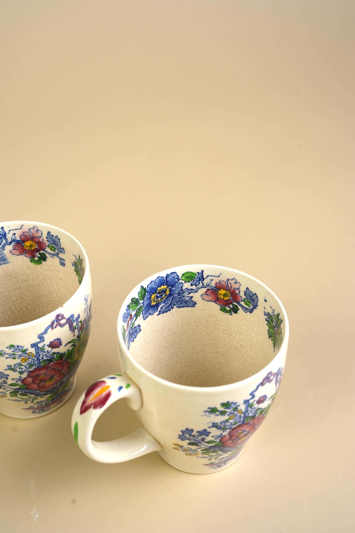 Mason's Strathmore Ironstone Coffee Mugs | Set of 2