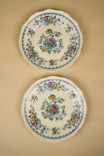 Mason's Vintage Lunch Plates | Set of 2
