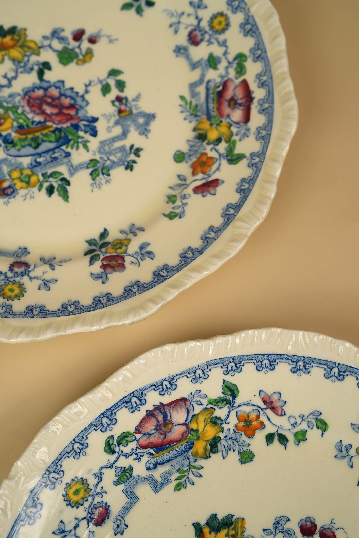Mason's Vintage Lunch Plates | Set of 2