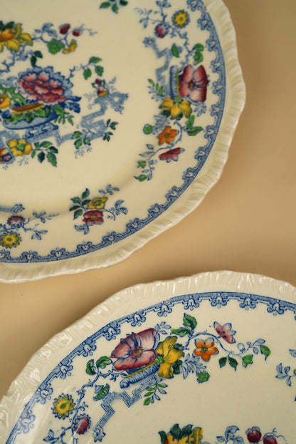 Mason's Vintage Lunch Plates | Set of 2