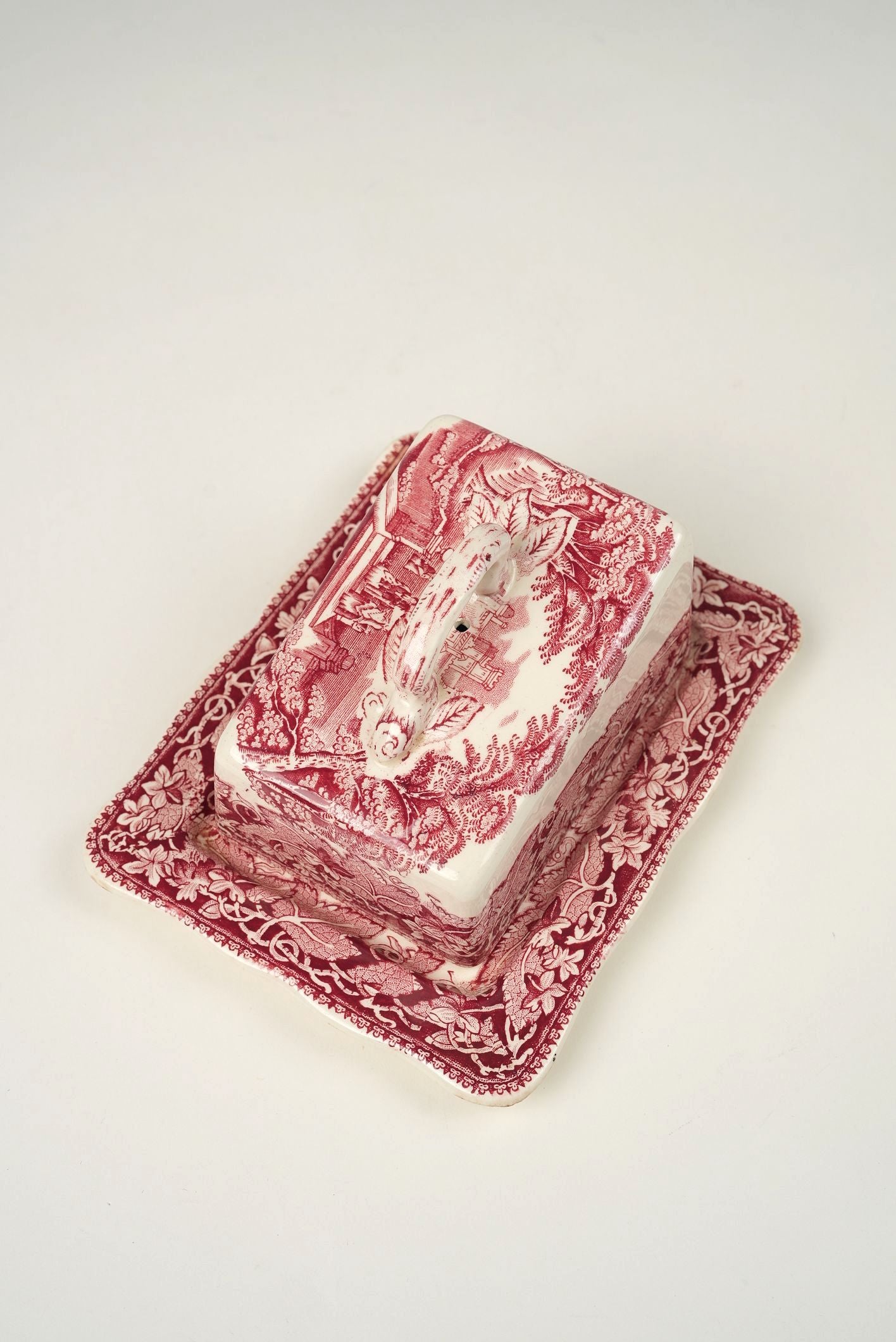 Mason’s Vista Ironstone Butter Dish