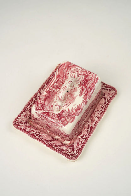 Mason’s Vista Ironstone Butter Dish