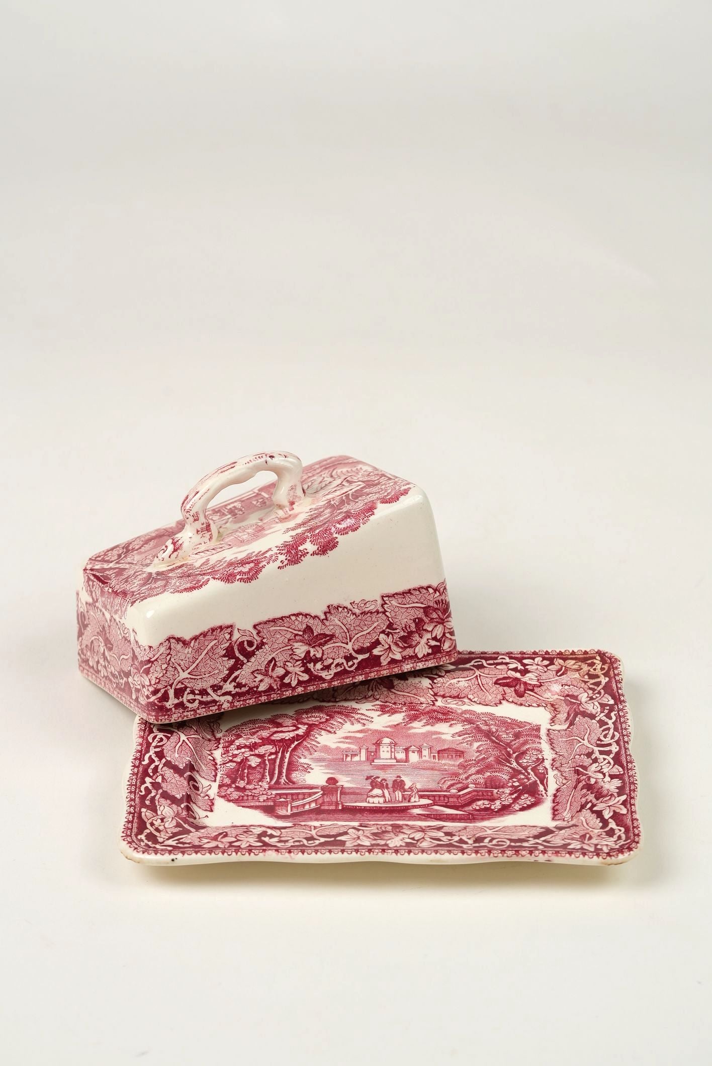 Mason’s Vista Ironstone Butter Dish