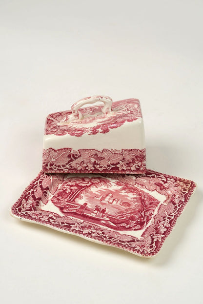 Mason’s Vista Ironstone Butter Dish