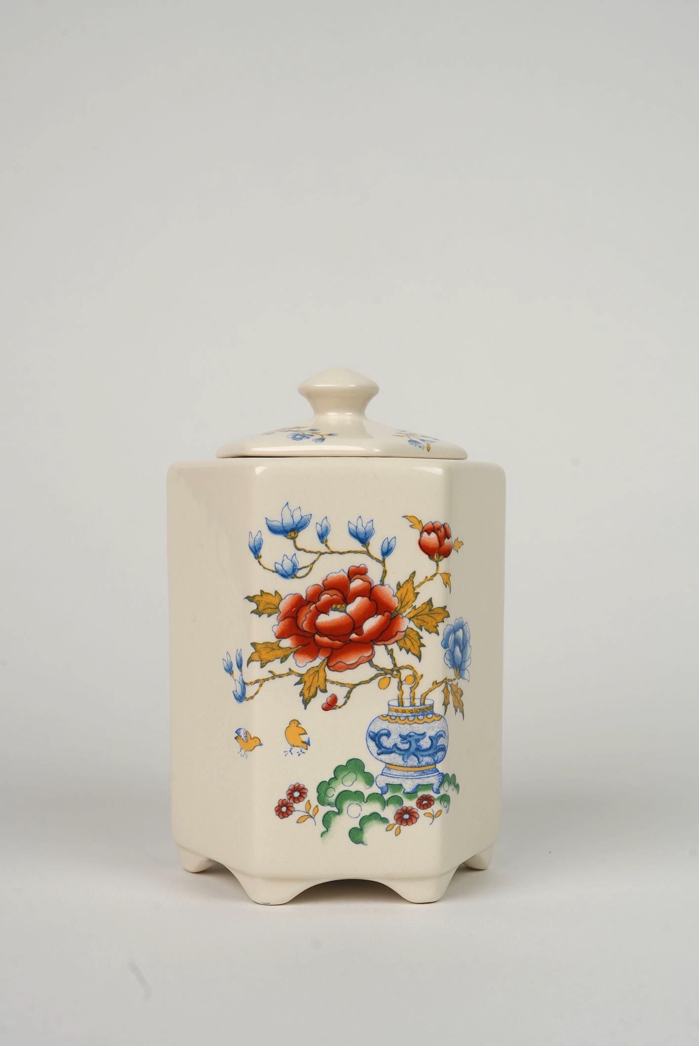 Mason's Chinese Peony Biscuit Jar