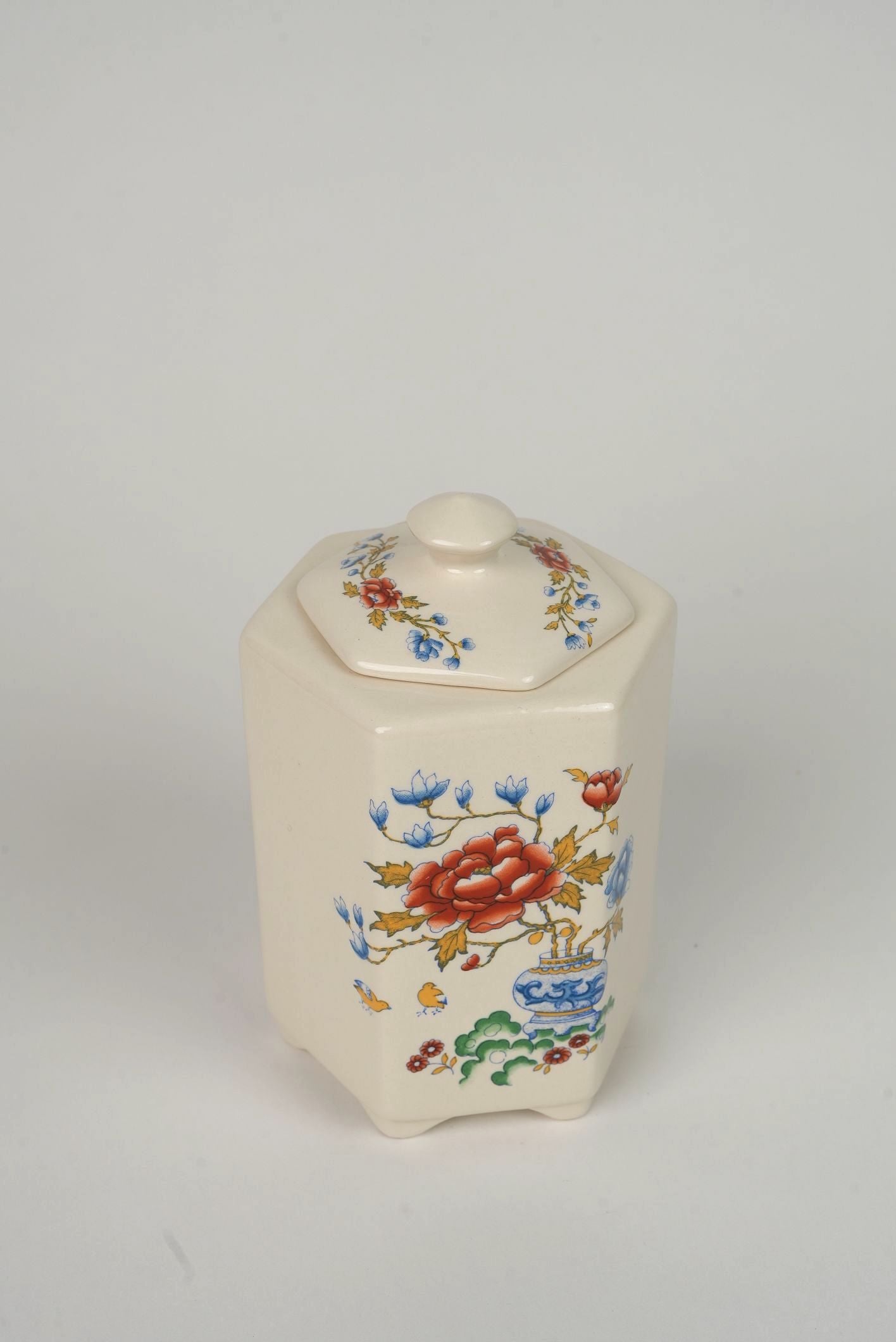 Mason's Chinese Peony Biscuit Jar