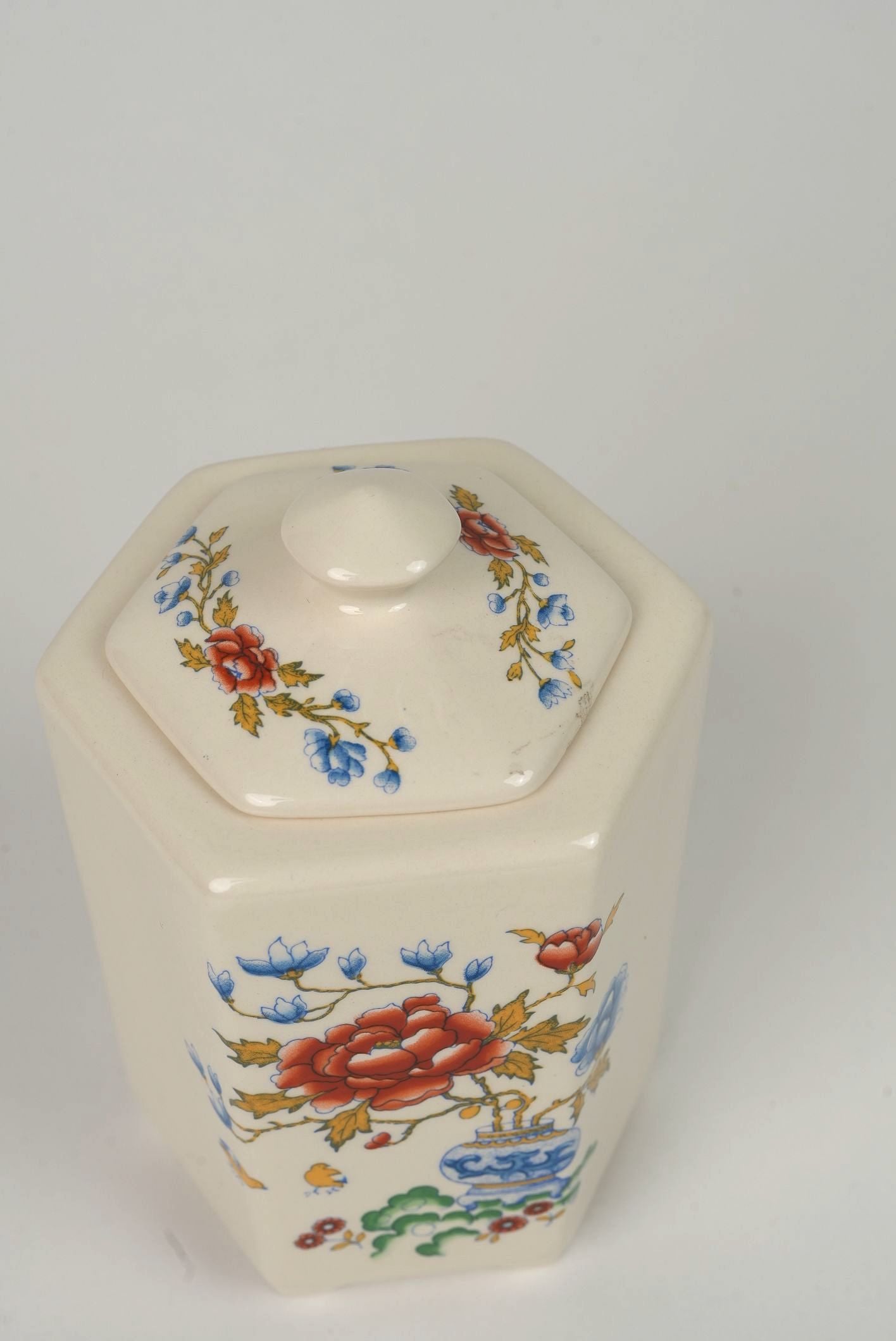 Mason's Chinese Peony Biscuit Jar