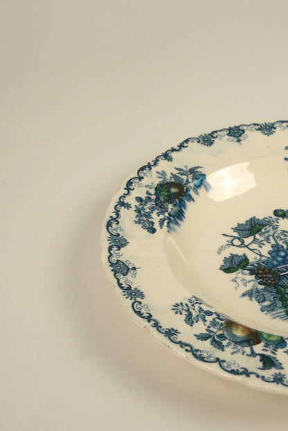 Mason's Ironstone Blue Pasta Bowls | Set of 2