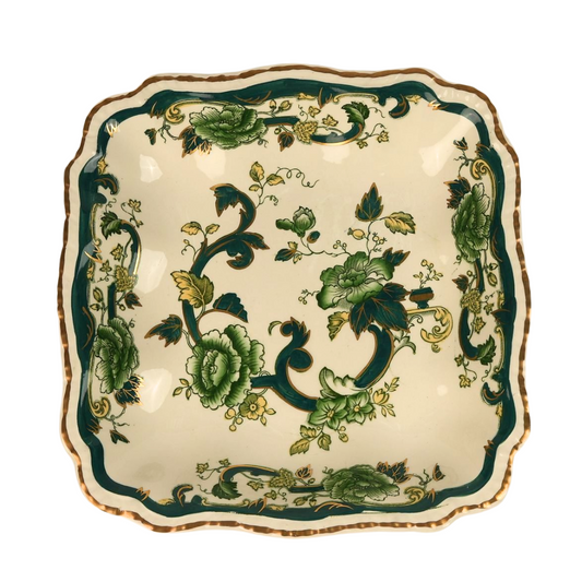 Mason's Ironstone Chartreuse Serving Platter