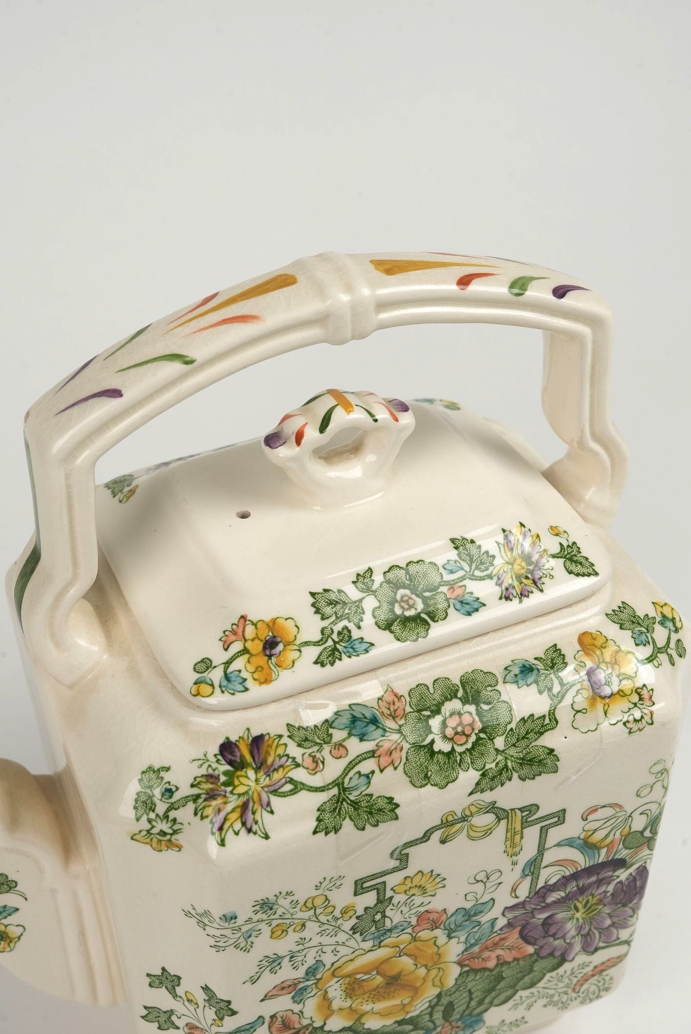 Mason's Ironstore Strathmore Green Teapot