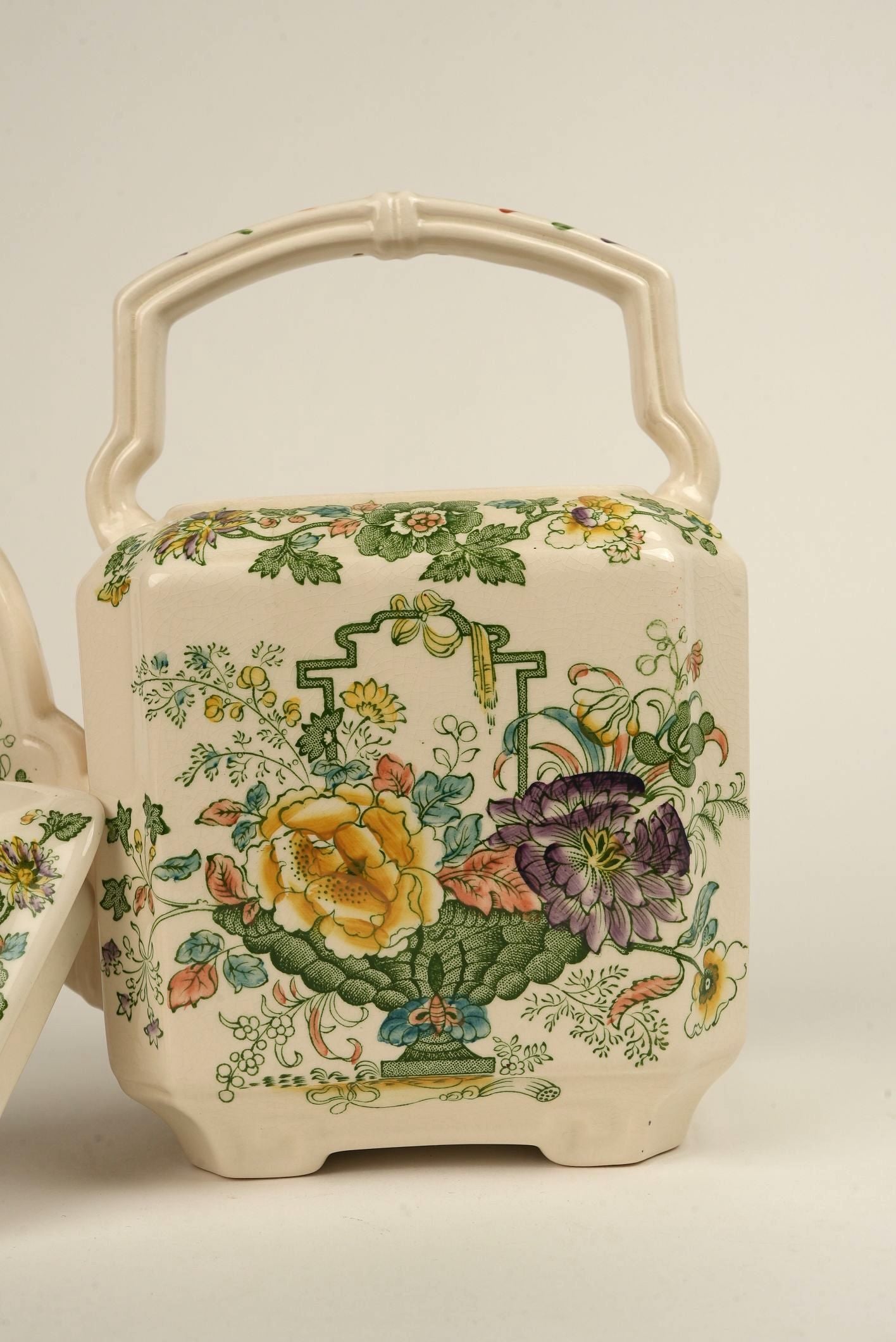 Mason's Ironstore Strathmore Green Teapot
