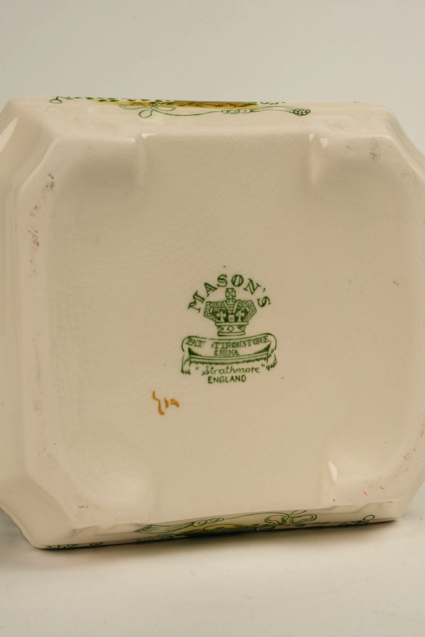 Mason's Ironstore Strathmore Green Teapot