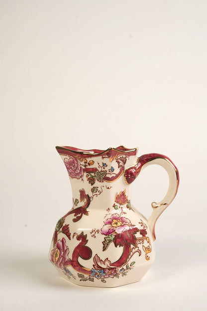 Mason's Mandalay Jug With Gilt Rim