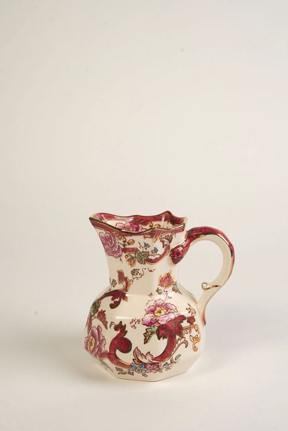 Mason's Mandalay Jug With Gilt Rim