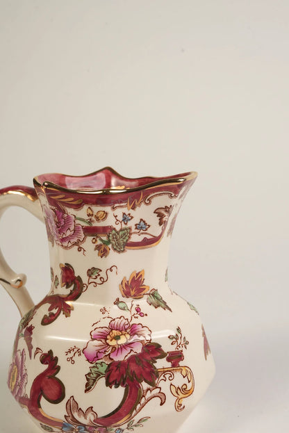 Mason's Mandalay Jug With Gilt Rim