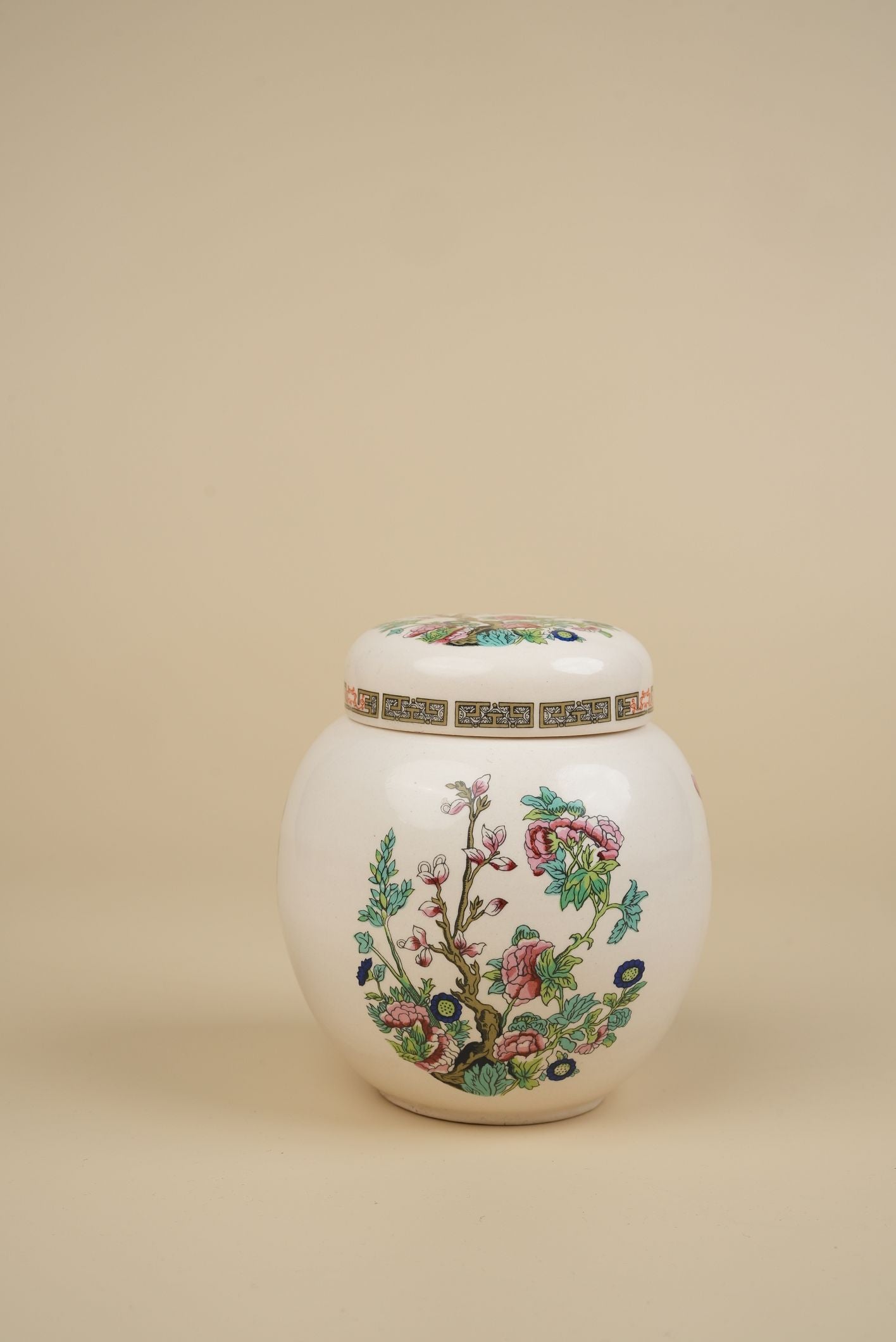 Mason’s Ironstone Floral Jar