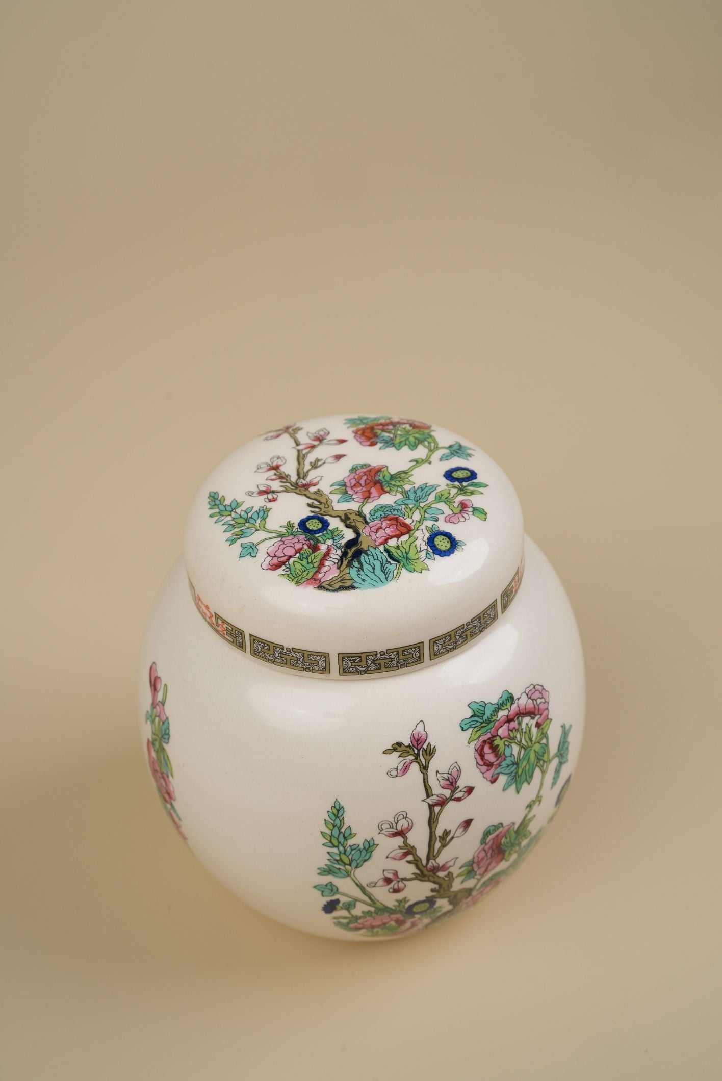 Mason’s Ironstone Floral Jar