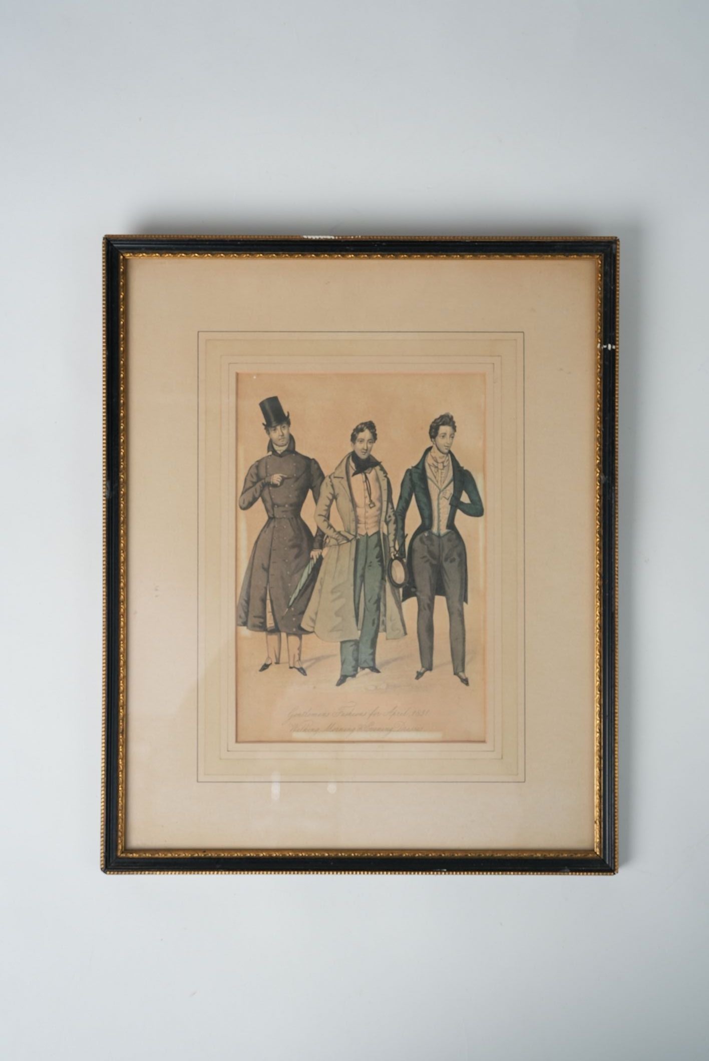 Gentlemen's Fashion Vintage Art