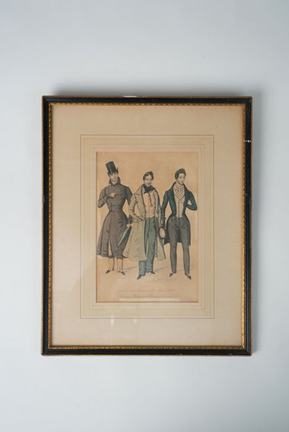 Gentlemen's Fashion Vintage Art