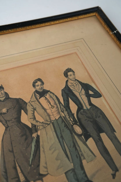 Gentlemen's Fashion Vintage Art